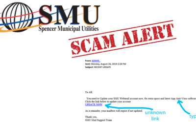 SMU Webmail Scam Alert