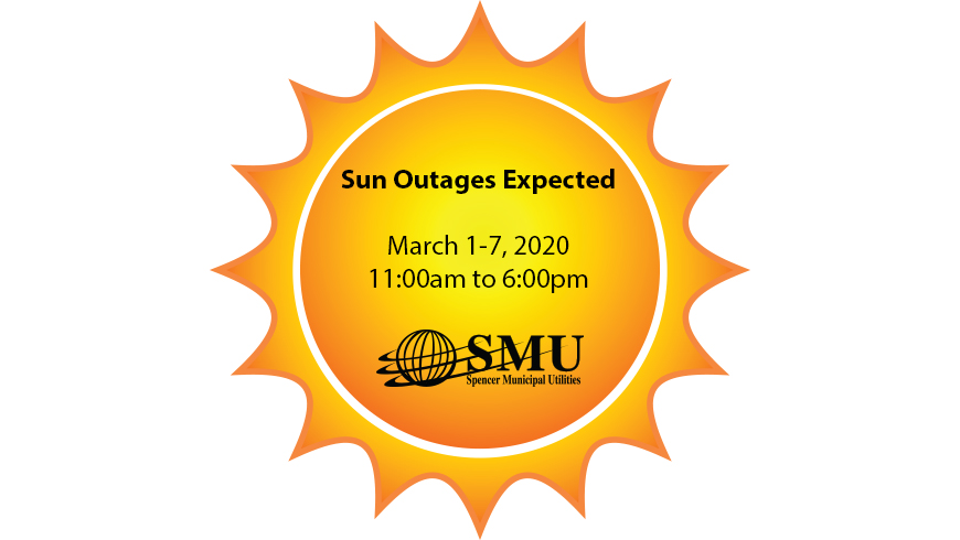 Sun Outages March 1-7, 2020
